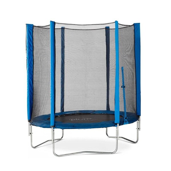 Plum Play AU Junior Trampoline with Springsafe Enclosure Blue Ages 3y+ - 6ft