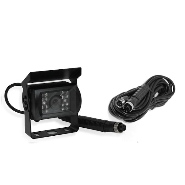 Elinz 4 PIN Heavy Duty 12V 24V CCD IR Reverse Reversing Camera Rearview 5M