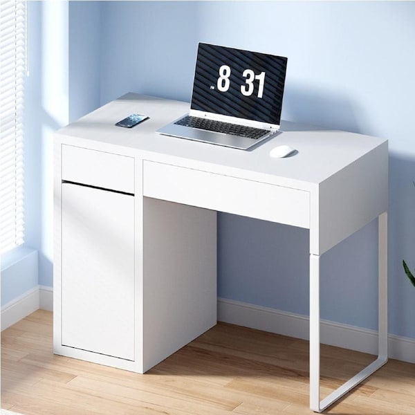 1 Artiss Computer Desk Drawer Cabinet White