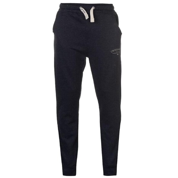 CROSSHATCH Leeroy Skinny Track Pants Slim Trousers Cotton Gym Trackies Joggers Night Sky / XL