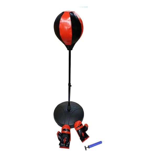 Kids Boxing Punching Bag Set – Children’s Training Gloves & Fitness Stand
