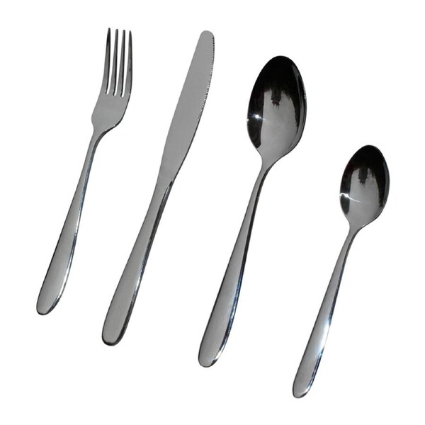 32 Piece Stainless Steel Cutlery Set Knives Fork Spoon Teaspoon