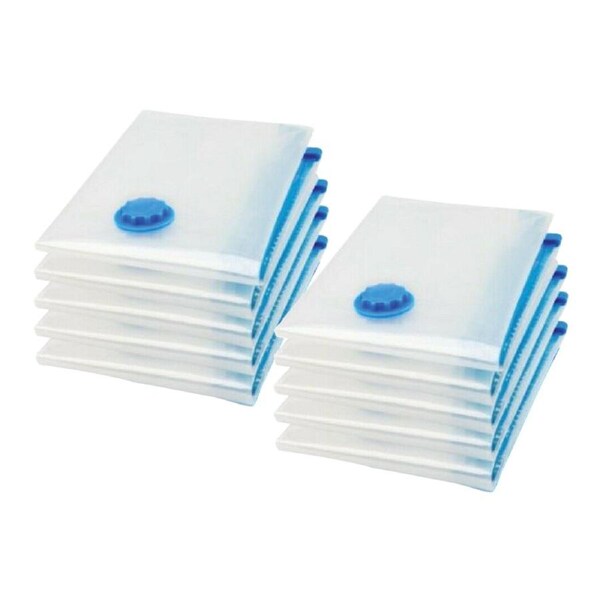 10X Jumbo Vacuum Storage Bags – Space Saver Seal Bags for Clothes, Bedding, Blankets & Travel Organisation