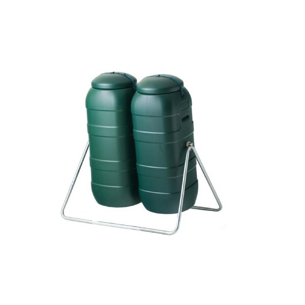 Maze Outdoor Compost Tumbler Bins (Twin)
