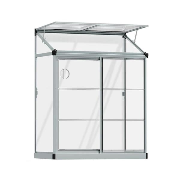 Maze Polycarbonate Greenhouse 4ft x 2ft Lean to