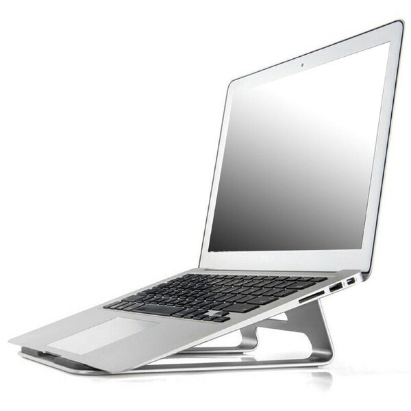 TODO Universal 11" - 15" Macbook Laptop Stand Aluminum Alloy Ergonomic Silver