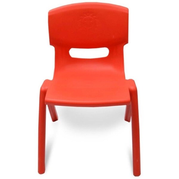 Set of 4 Kid's Chairs in Red, Yellow, Green & Blue