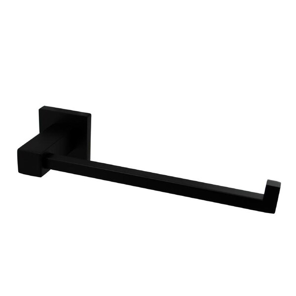 ACA Bathroom Towel Rack Towel Rail Holder Ring Wall Hook Black 250mm