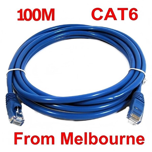 CAT6 Ethernet LAN Network Cable 100m 328 Feet Blue