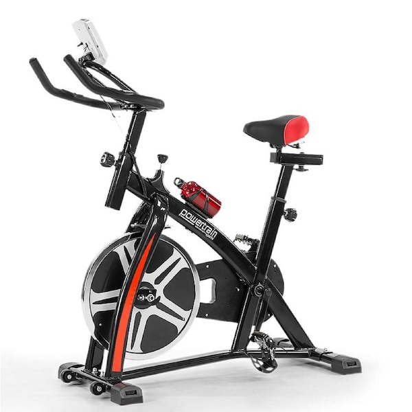 Powertrain Heavy Flywheel Spin Exercise Bike Machine Semi Commercial Home Gym