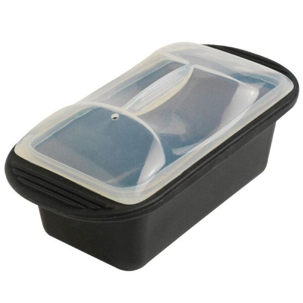 Mastrad 750g Silicone Terrine Black & Recipe Book