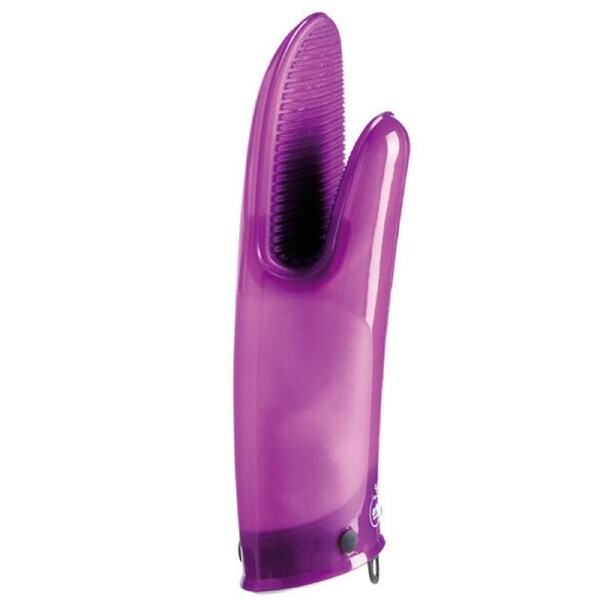 Mastrad Cotton Lined Silicone Oven Mitt in Purple