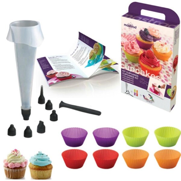 Mastrad Cupcake Making Kit in Non Stick Silicone