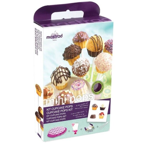 Mastrad Silicone Cake Pops Baking Set & Recipe Book