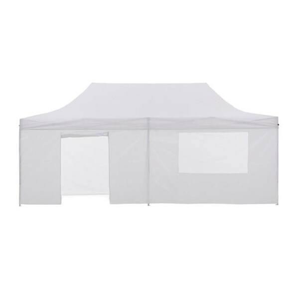 Wallaroo 3m x 6m Pop Up Outdoor Gazebo Folding Tent Marquee Canopy White
