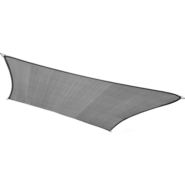 Wallaroo 4m X 5m Outdoor Sun Shade Sail Canopy - Grey Cloth Rectangle