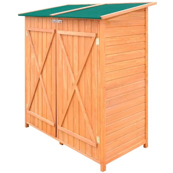 Wooden Shed Garden Tool Shed Storage Room Large vidaXL