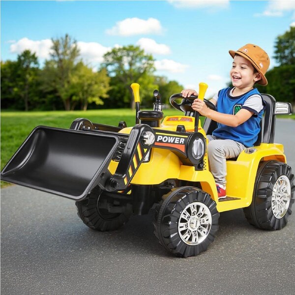 Rigo Ride On Car Bulldozer Digger Electric Loader Tractor Excavator