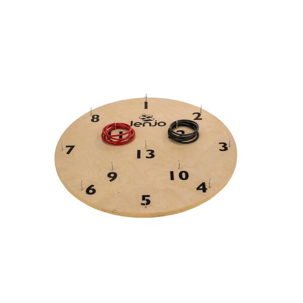 Round Wooden Giant Hookey Ring Board Lawn Game 68cm diameter