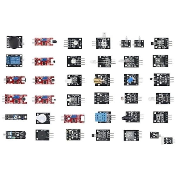 37 in 1 Sensor Kit with Plastic Case for Arduino Projects