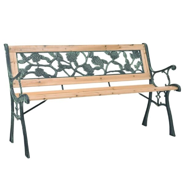 Garden Bench 122 cm Wood vidaXL