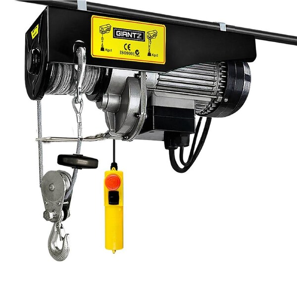 Giantz Electric Hoist Winch Crane 500/1000KG 20M Rope Cable Tool Chain Lifting
