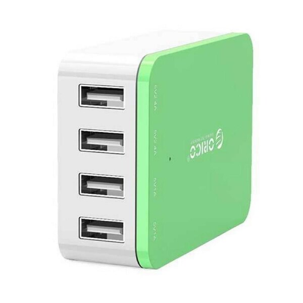 Orico CSI-4U 4 Port AC USB Wall Charger- Green iPhone /iPad /Galaxy/ AU Plug [CSI-4U-GN]