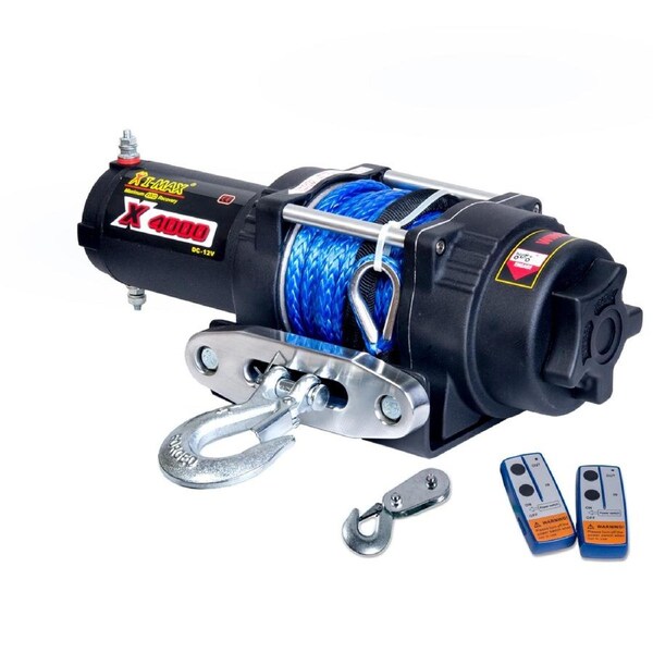 Wireless Synthetic Rope Electric Winch 1814kg 12V