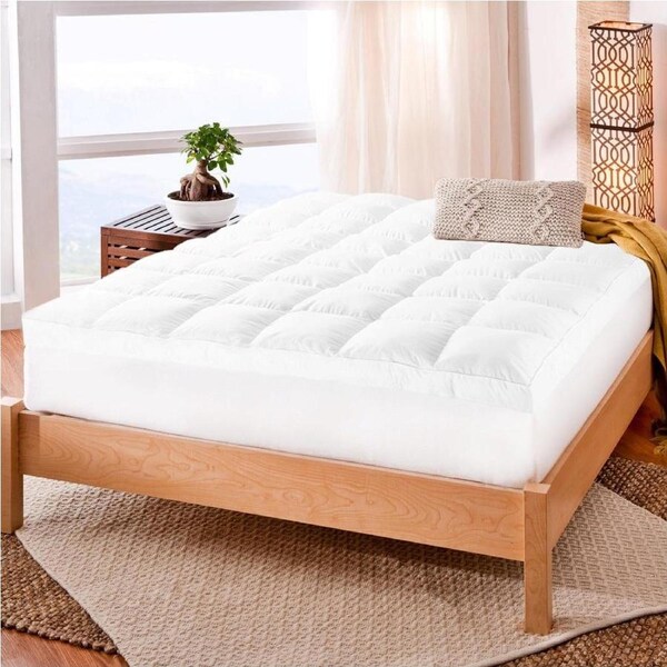 King Single Size Coolmax Fabric Mattress Topper Pad