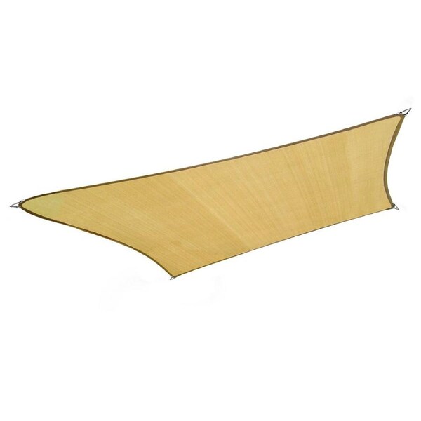 Wallaroo 3m x 4m Outdoor Sun Shade Sail Canopy - Sand Cloth Rectangle Square Triangle