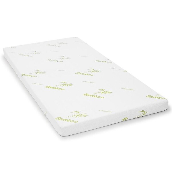 Cool Gel Memory Foam Mattress Topper Bamboo Fabric Cover Ecologic King Single 8cm