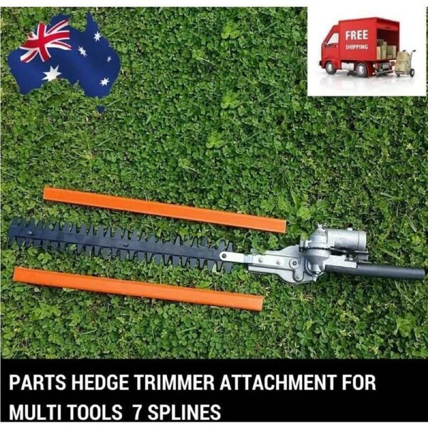 7 Teeth Adjustable Multi Hedge Trimmer Attachment