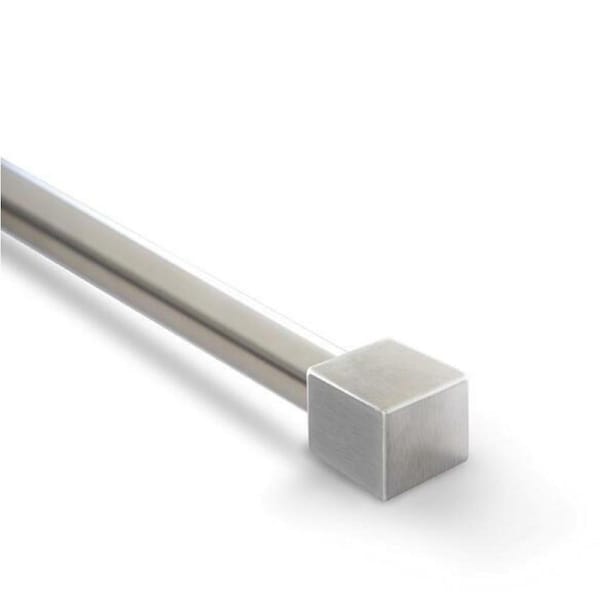 Extendable Curtain Rod and Cube Finial Set 200~380cm