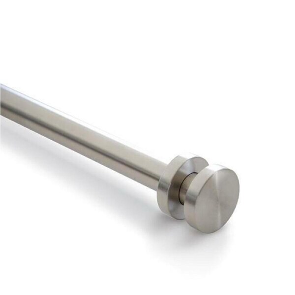 Extendable Curtain Rod and Circle Finial Set 200~380cm