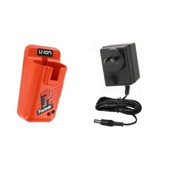 NEW CHARGER BASE & POWER SUPPLY TO SUIT PASLODE NAIL GUN 902661 7.2V / 7.4V LI-ION 240V