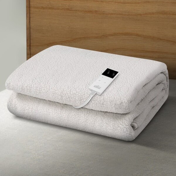 193cm x 91cm Giselle Electric Blanket Fleecy Underlay Single