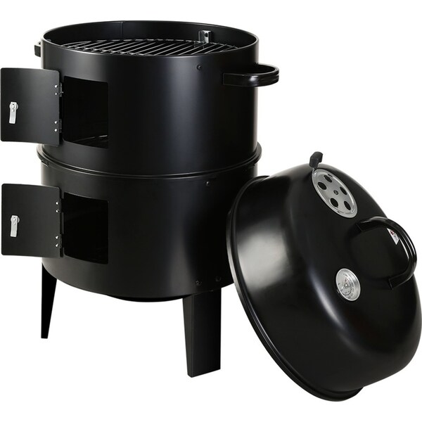 Grillz 3in1 BBQ Grill Charcoal Smoker