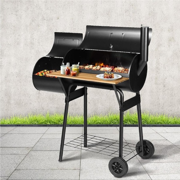 2in1 Grillz BBQ Grill Offset Charcoal Smoker