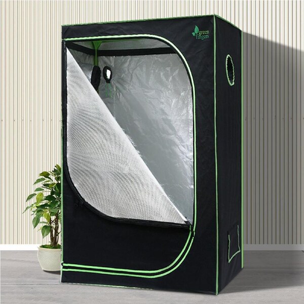 90x50x160CM Green Fingers Grow Tent Hydroponics Kit Indoor Plant Room System