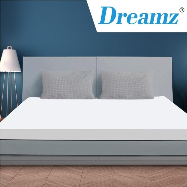 Dreamz Mattress Topper Memory Foam Toppers 7cm Underlay Mat Queen Double King King
