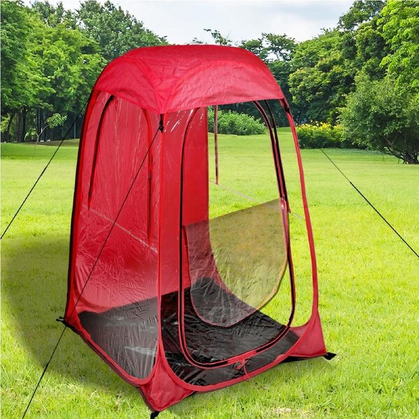 Mountview 2x Pop Up Ten Camping Weather Tents Outdoor Portable Shelter Shade Red