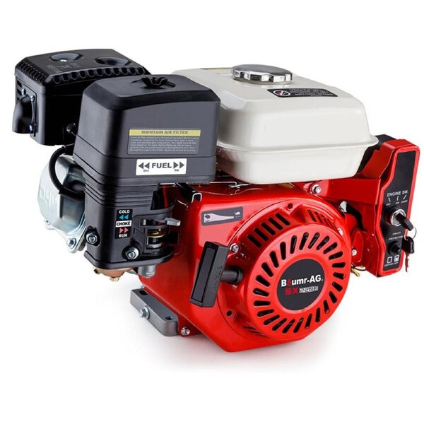 Baumr-AG 7HP Petrol Engine Stationary Motor OHV Horizontal Shaft Electric Start 4-stroke
