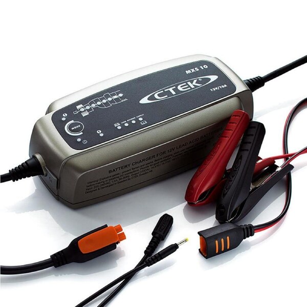 CTEK MXS 10 Amp Smart Battery Charger 12V Car Caravan RV Boat Marine AGM, CTEK-56-823