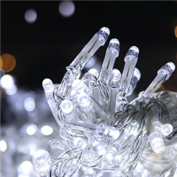 100M 500 LED Christmas Lights String Fairy Light Cool White Jingle Jollys