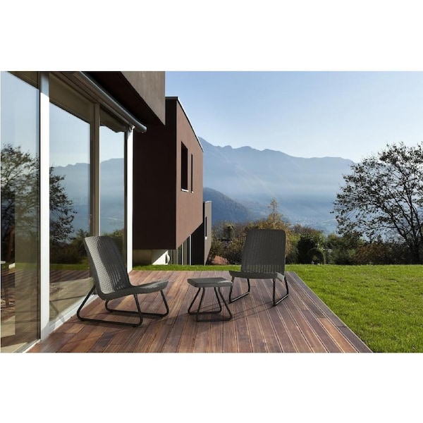 Keter Rio Patio Furniture Set - Graphite