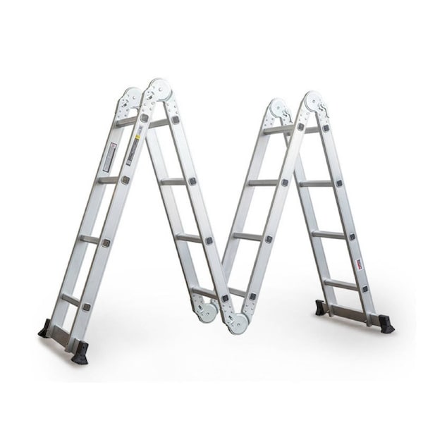 BULLET 4.7M Multi-Purpose Ladder Folding Aluminium Extension Step 120KG Capacity