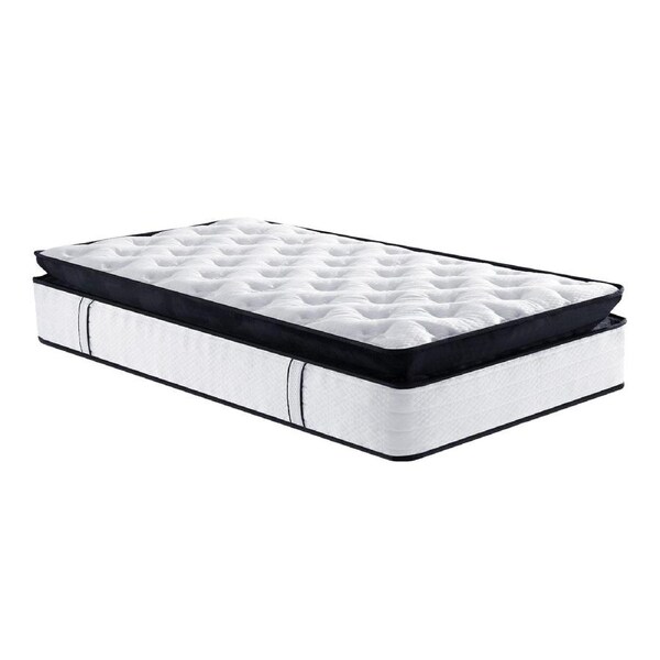 Laura Hill Single Mattress Bed Size Euro Top 5 Zone Spring Foam 32cm