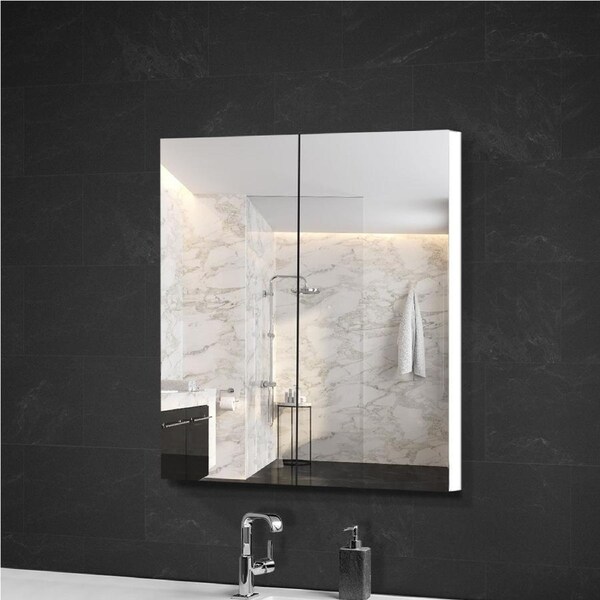 600x720mm Cefito Bathroom Mirror Cabinet White