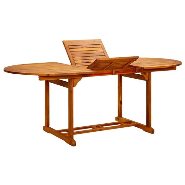 Garden Table 200x100x75 cm Solid Wood Acacia vidaXL