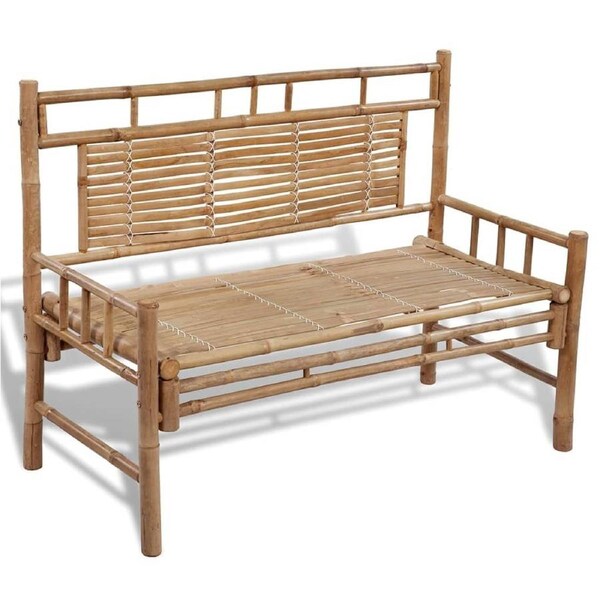 Garden Bench 120 cm Bamboo vidaXL